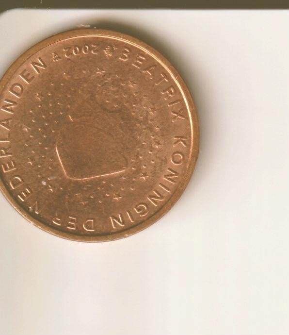 2 cent 2002 nederland, Postzegels en Munten, Munten | Nederland, Verzenden, Koningin Beatrix, 1 cent