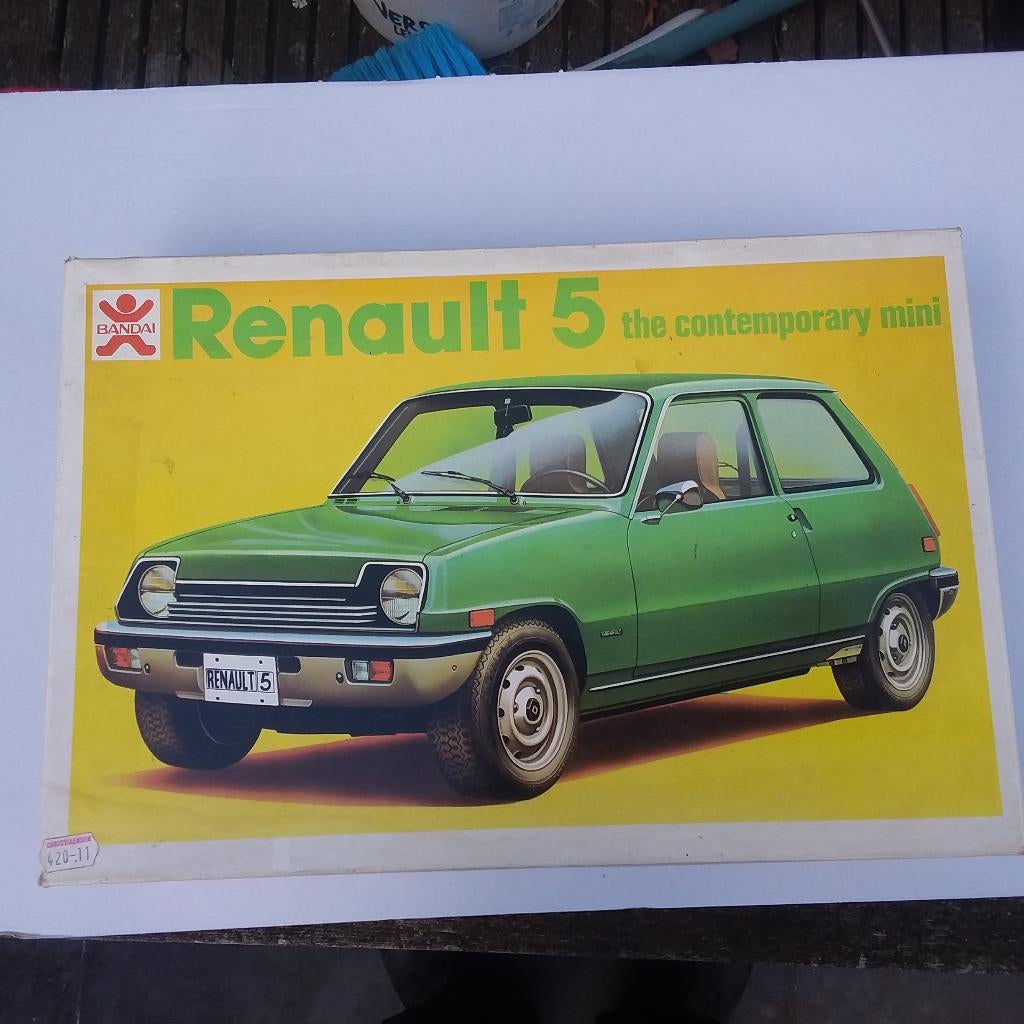 Bandai bouwdoos renault 5, Ophalen of Verzenden