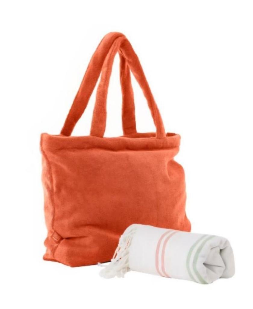Strandtas en hamamdoek XL met heerlijke verzorgingspakketje, Ophalen of Verzenden, Nieuw, Overige typen