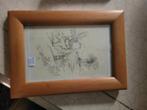 Houten lijstje met tekening Winnie de Pooh, Heikant 21 Kaatsheuvel, Overige typen, Belle Vieille Brocante, Ophalen of Verzenden