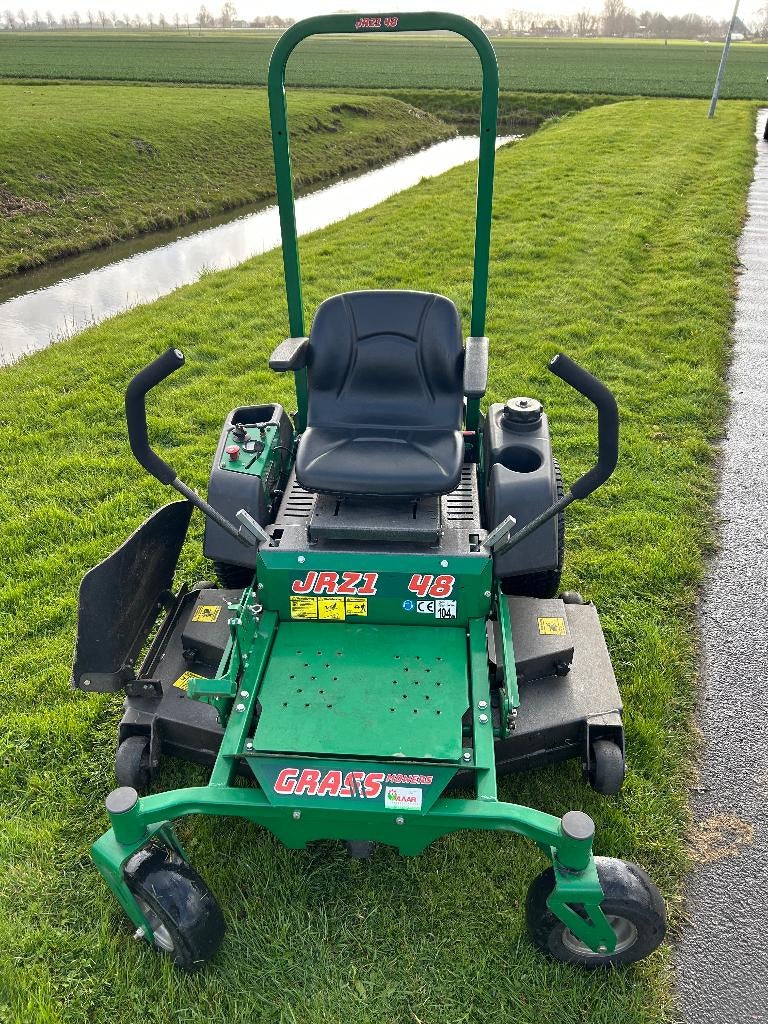 Grassmower JRZ1 48" zero-turn maaier, ex demo, Ophalen, Zo goed als nieuw, Elektrische starter, 120 cm of meer