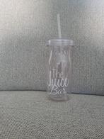 Riviera maison plastic beker, the juice bar met rietje, Overige materialen, Overige typen, Nieuw, Ophalen of Verzenden