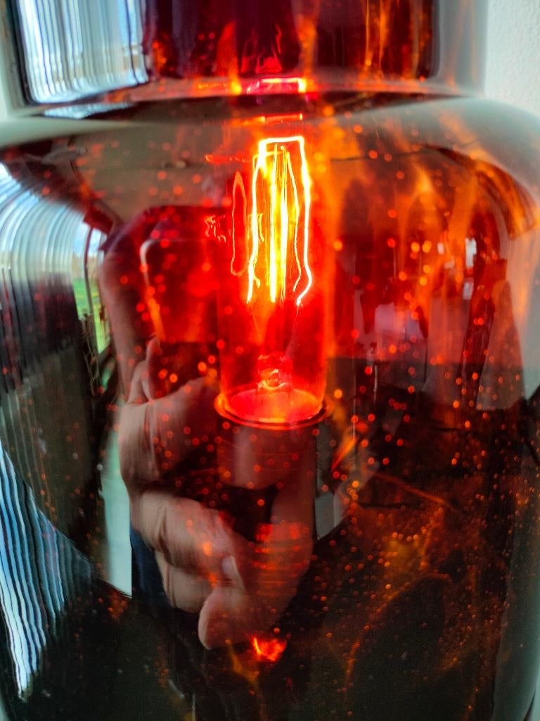 Italië Tafellamp Lamp Amber Panter Design Cheetah, Ophalen of Verzenden, Zo goed als nieuw, Minder dan 50 cm