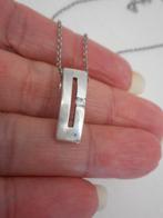 Zilveren ketting met  hanger nr.1229, Sieraden, Tassen en Uiterlijk, Kettingen, Met hanger, Verzenden, Zo goed als nieuw, Zilver