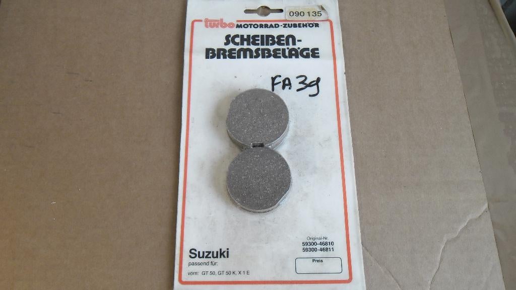 remblokken suzuki gt50kb/ken,k50d,zr50k,remschoen s603,s602, Ophalen of Verzenden, Nieuw, Overige typen, Overige merken