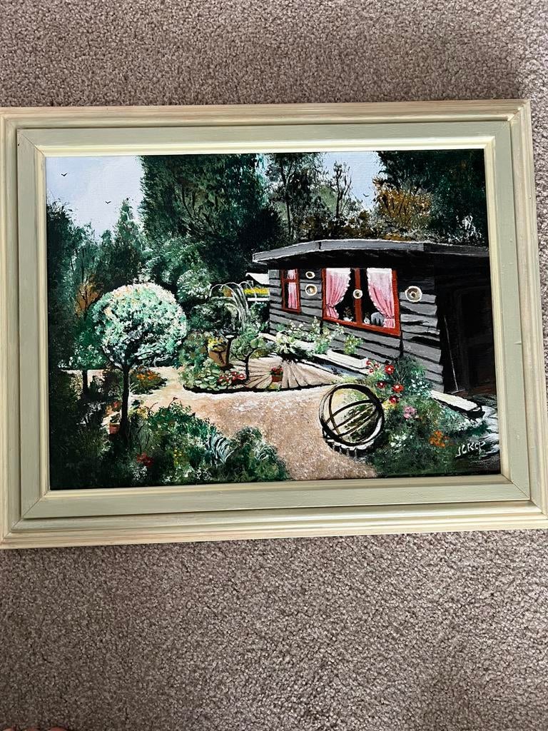 Schilderij, Minder dan 50 cm, Ophalen of Verzenden, Zo goed als nieuw, Minder dan 100 cm