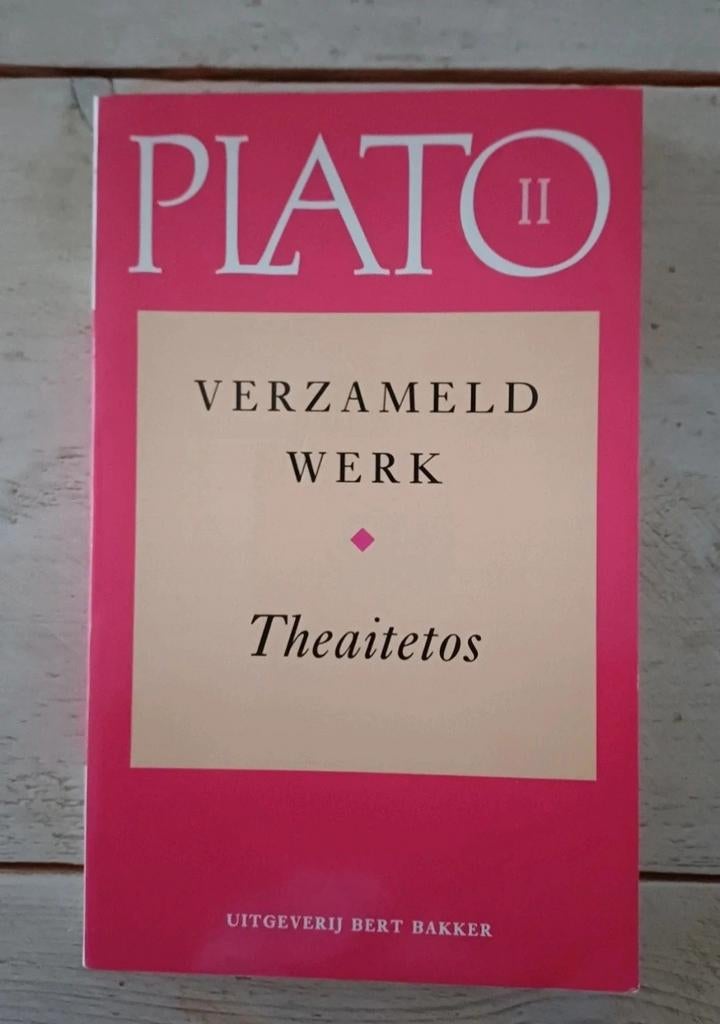 Plato - II Theaitetos, Boeken, Ophalen of Verzenden, Zo goed als nieuw, Mario Molegraaf