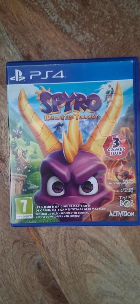 PS4 Spyro - Reignited Trilogy, Spelcomputers en Games, Games | Sony PlayStation 4, Avontuur en Actie, Verzenden, 1 speler, Zo goed als nieuw