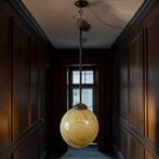 vintage marmer tint  art deco lamp / bollamp / luster, Ophalen