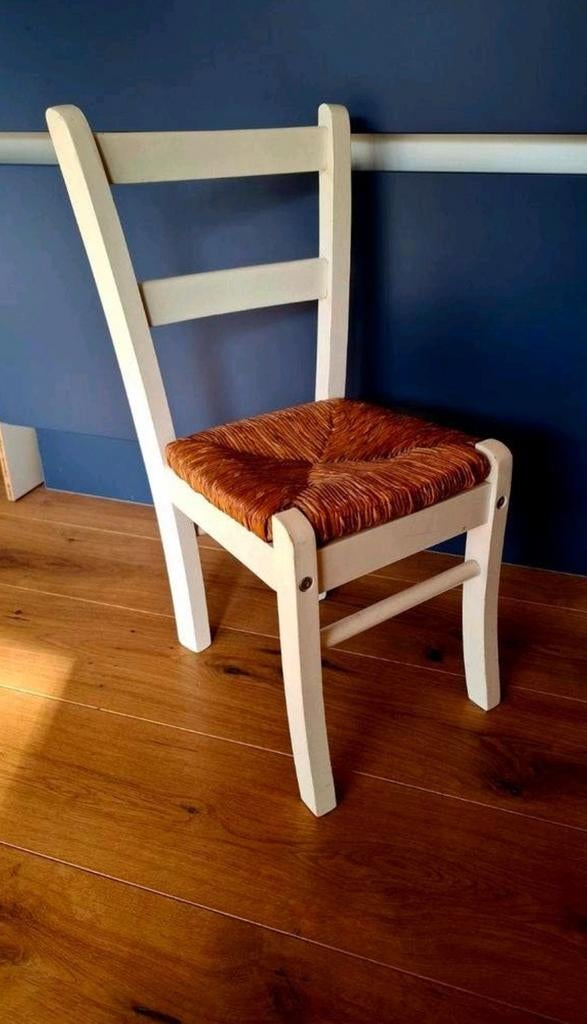 Gevlochten kinderstoel - zithoogte 30cm, Ophalen