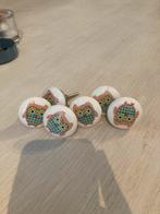 Knop voor (Lundia)kast of lade (6x) met uil - kind, Ophalen of Verzenden, Zo goed als nieuw, Overige materialen, Klink of Kruk