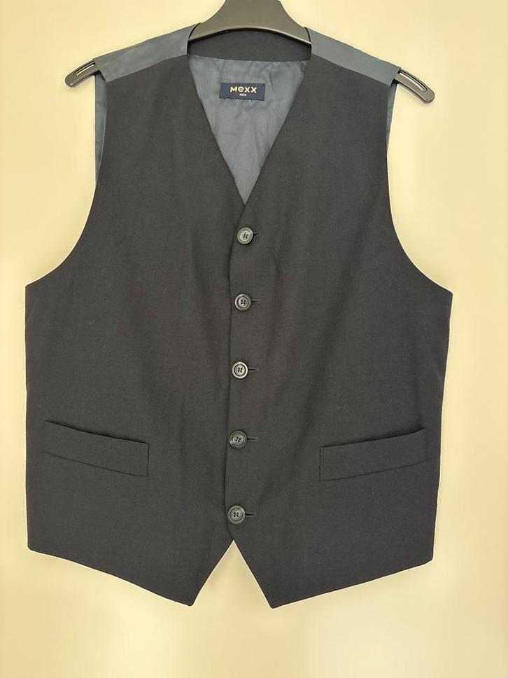 Stijlvol Mexx Heren Gilet - Zwart, Kleding | Heren, Overige Herenkleding, Zo goed als nieuw, Ophalen of Verzenden