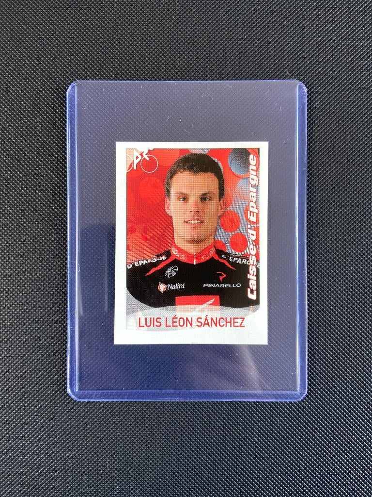 Luis Leon Sanchez Panini Sprint 2009 Sticker Caisse Epargne, Verzenden, Zo goed als nieuw, Overige sporten, Poster, Plaatje of Sticker