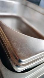 2 RVS Gastronorm Bakken GN 1/1 - 160 mm diep, Ophalen