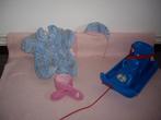 baby born slee  met skipak, Kinderen en Baby's, Ophalen of Verzenden, Zo goed als nieuw, Babypop