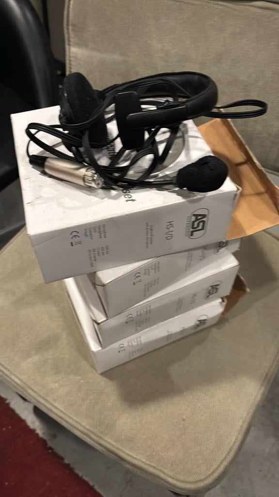 ASL Headset HS-1/D, Ophalen, Gebruikt, Op oor (supra aural), Overige merken
