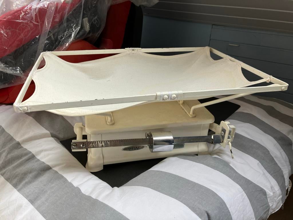 Babyweegschaal, Ophalen, Gebruikt