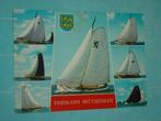 1) Kleuren ansichtkaart Skûtsjesilen Friesland, Ophalen of Verzenden, 1960 tot 1980, Gelopen, Friesland