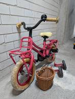 Loekie 12 inch kinderfiets roze - inclusief zijwielen, Fietsen en Brommers, Fietsen | Kinderfietsjes, Ophalen, Zijwieltjes, Gebruikt