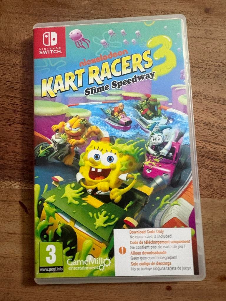 Nickelodeon Kart Racers 3 Slime Speedway - Nintendo Switch, Ophalen, Racen en Vliegen, Nieuw, Eén computer