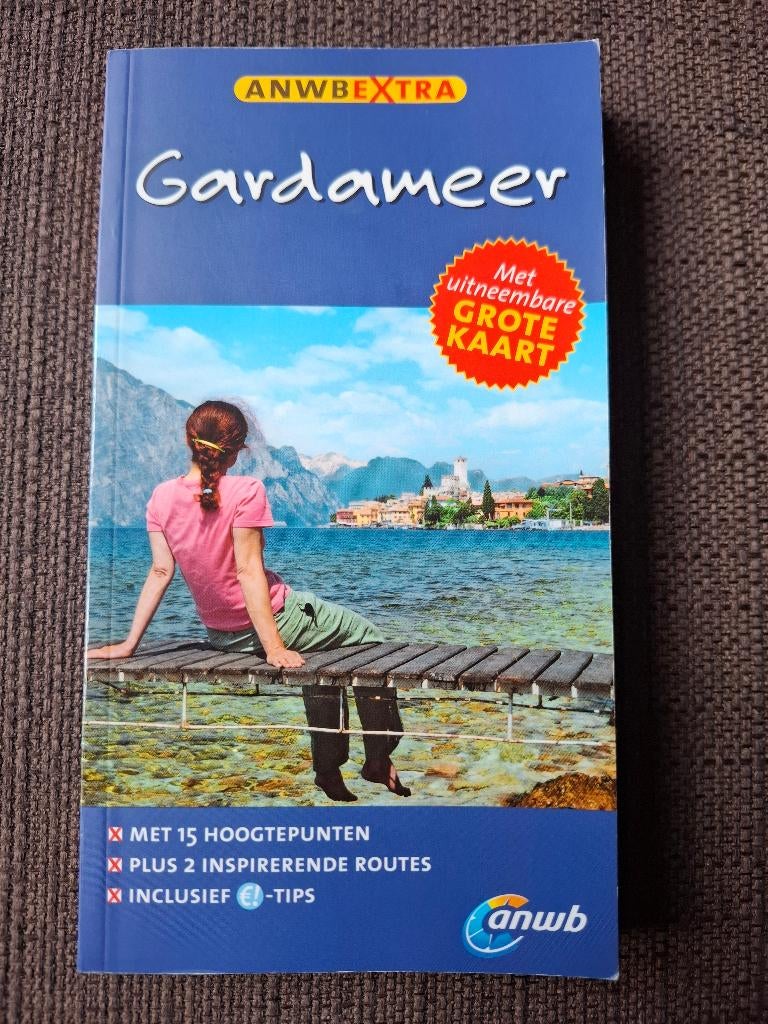 ANWB reisgids Gardameer + uitneembare kaart, Gelezen, Europa, Ophalen of Verzenden, Reisgids of -boek