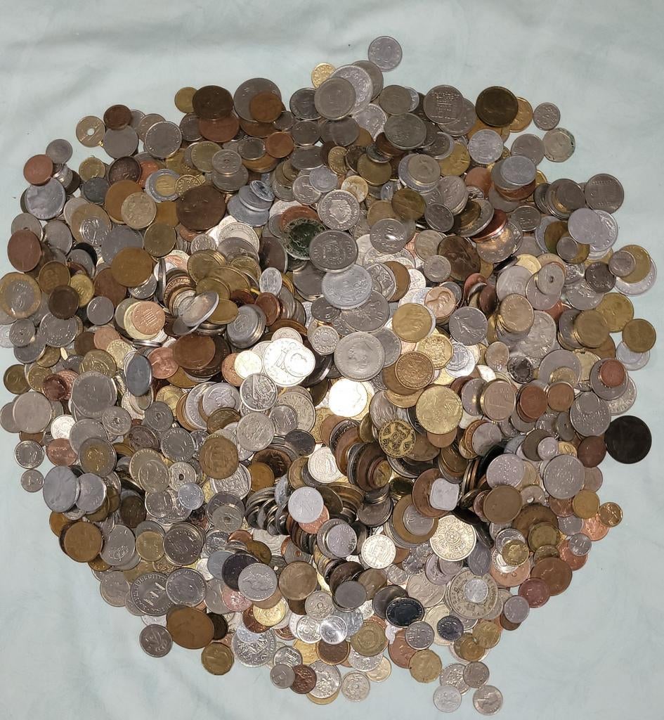 3 kilo munten alle landen  ziter in, Ophalen of Verzenden, Buitenland, Munten