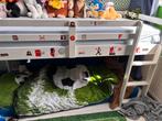 Half hoogslaper met matras en bureau!, Kinderen en Baby's, Kinderkamer | Stapelbedden en Hoogslapers, Ophalen of Verzenden, Zo goed als nieuw