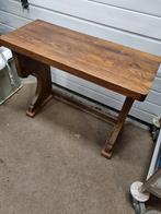 tafel / bankje / site hal tafel vintage zwaar eikenhout, Huis en Inrichting, Woonaccessoires | Overige, Ophalen of Verzenden, 'T Olde Gre-j