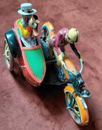 Motor met Zijspan Vintage Blikken Opwind Speelgoed, Antiek en Kunst, Antiek | Speelgoed, Ophalen