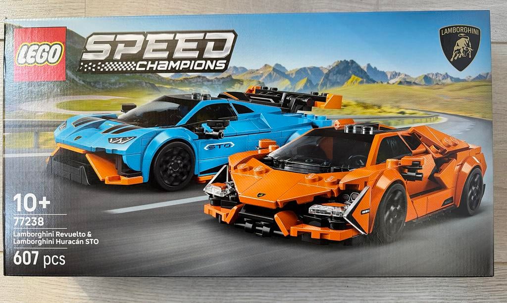 Lego Speed Champions Lamborghini Revuelto & Huracán STO, Lego, Denemarken, Nieuw, Complete set