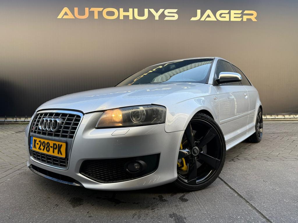 Audi A3 2.0 TFSI S3 quattro Ambition Leder, Auto's, Gebruikt, Zwart, 4 cilinders, 1984 cc