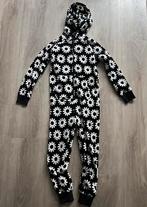 2 WE jumpsuits / onesie maat 134-140 Zwart met witte bloemen, Ophalen of Verzenden, Zo goed als nieuw, Meisje, Overige typen