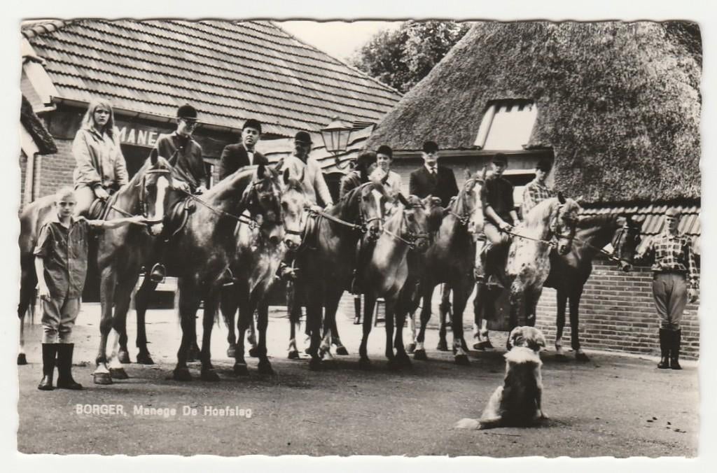 Borger - Manege De Hoefslag, Verzenden, 1960 tot 1980, Ongelopen, Drenthe