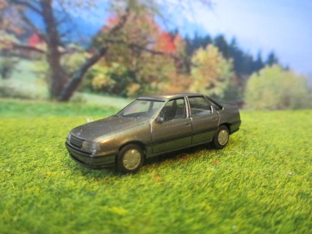 Opel Vectra A - Herpa antraciet-metallic, Hobby en Vrije tijd, Modelauto's | 1:87, Ophalen of Verzenden, Zo goed als nieuw, Auto