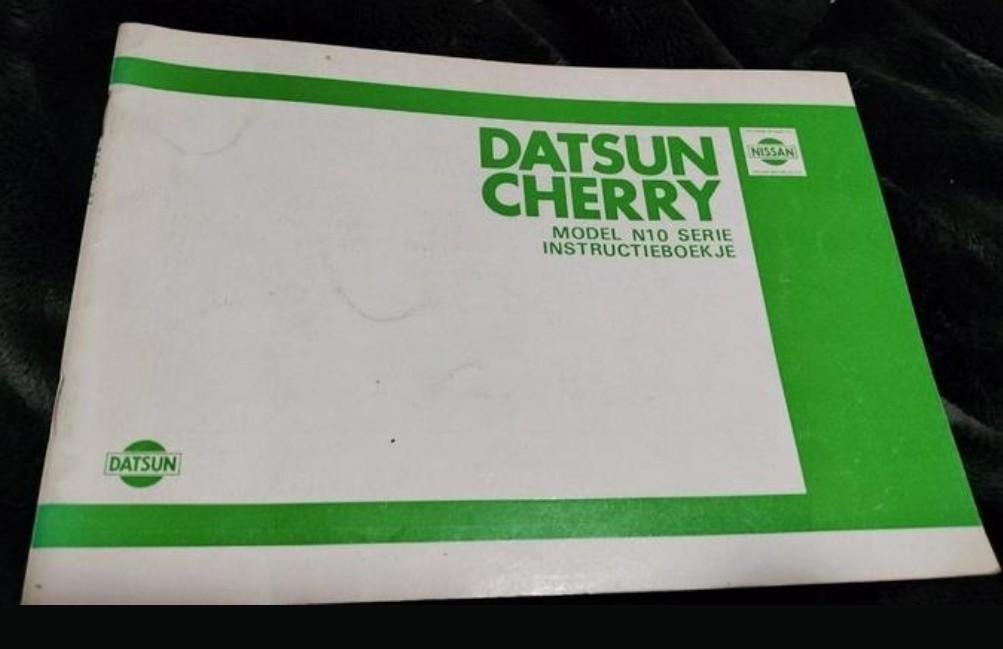 DATSUN CHERRY N 10 instructie boekje Nederlandstalig, Ophalen of Verzenden
