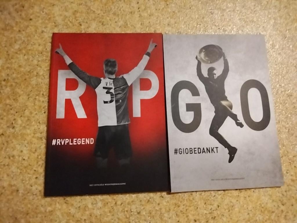 Boekje Robin van Persie/ Giovanni van Bronckhorst Feyenoord, Verzamelen, Ophalen of Verzenden, Nieuw, Feyenoord, Boek of Tijdschrift