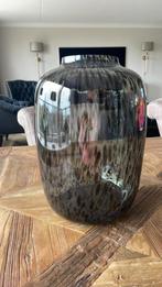 tijgervaas xl. Zwart, Zwart, Ophalen of Verzenden, Minder dan 50 cm, Glas