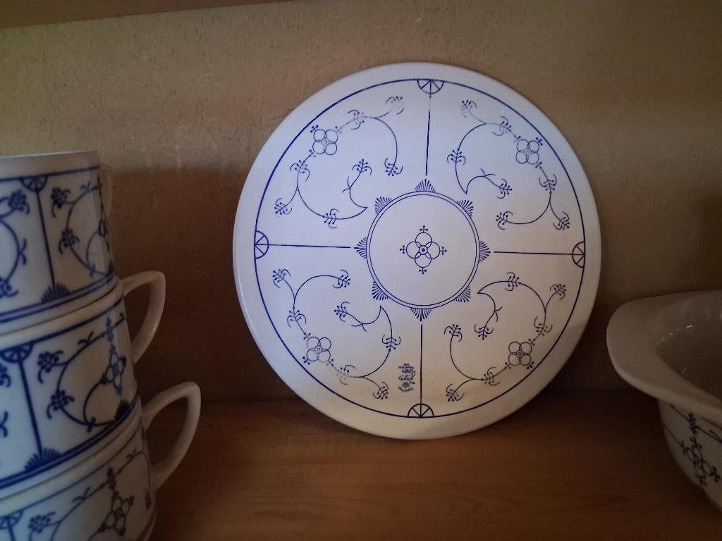 Pannenonderzetter Blau Saks Jäger, Ophalen of Verzenden, Gebruikt, Porselein, Overige stijlen