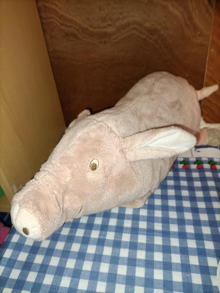 Ikea roze varken knuffel 39 cm groot, Kinderen en Baby's, Speelgoed | Knuffels en Pluche, Zo goed als nieuw, Overige typen, Ophalen of Verzenden