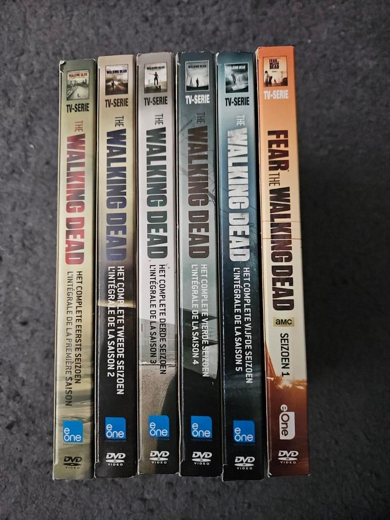The Walking Dead Seizoen 1-5 + S1 Fear the Walking Dead, Gebruikt, Vanaf 16 jaar, Boxset, Science Fiction en Fantasy
