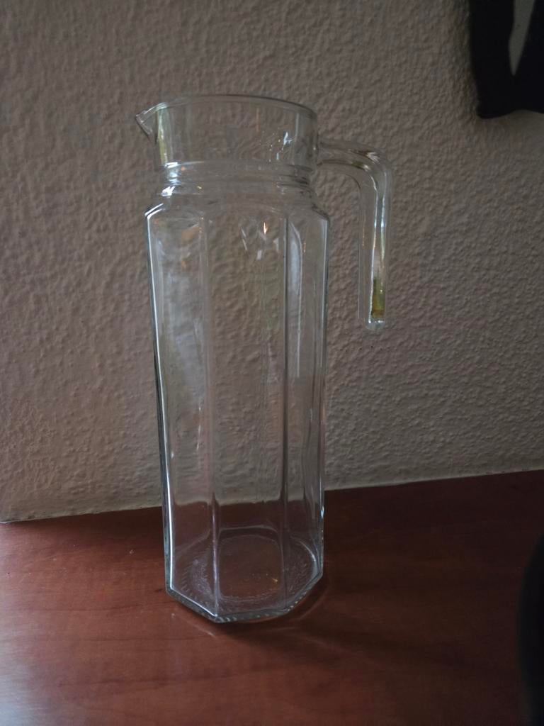 Luminarc Arcoroc Octime schenkkan, Huis en Inrichting, Ophalen of Verzenden, Zo goed als nieuw, Glas