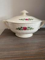 Witte soepterrine met rozenpatroon wedgwood, Ophalen, Gebruikt, Keramiek, Overige typen