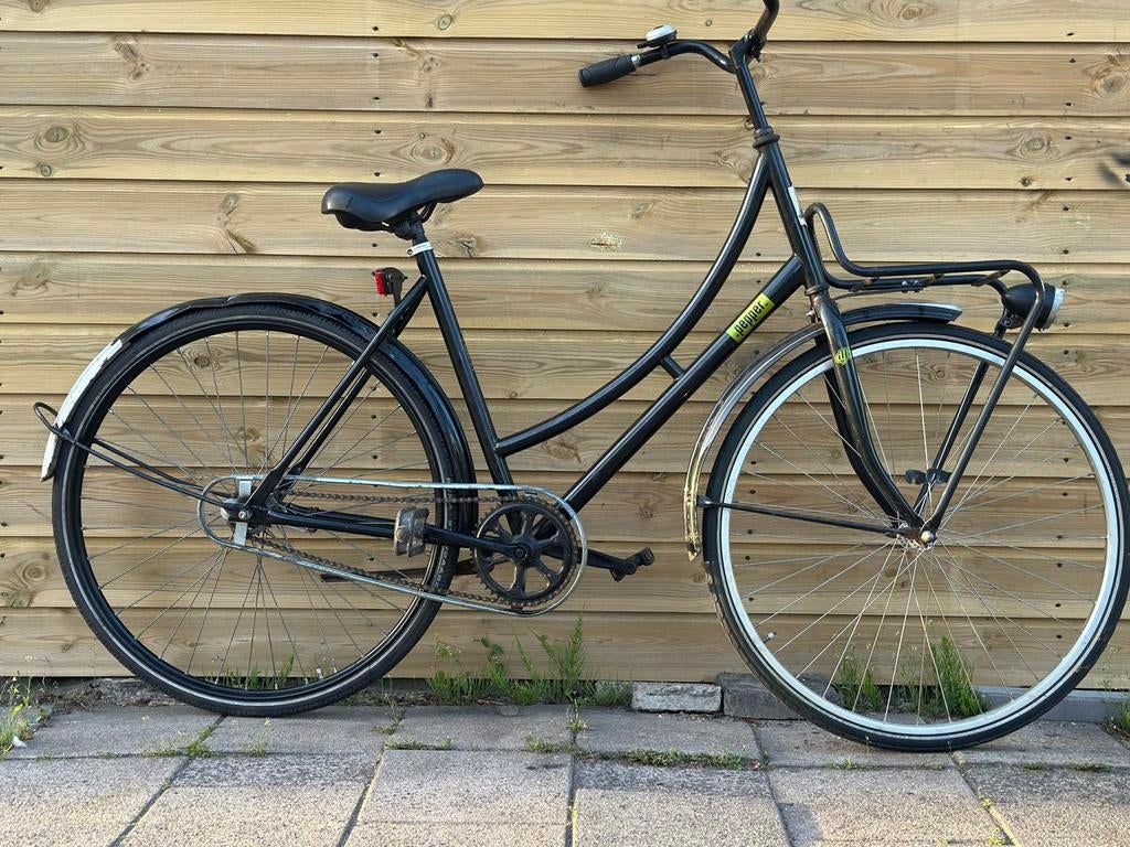 ✨ 28 inch Omafiets – zwart – Compleet met  ✨– 80 😊, Terugtraprem, Versnellingen, Ophalen, Overige merken