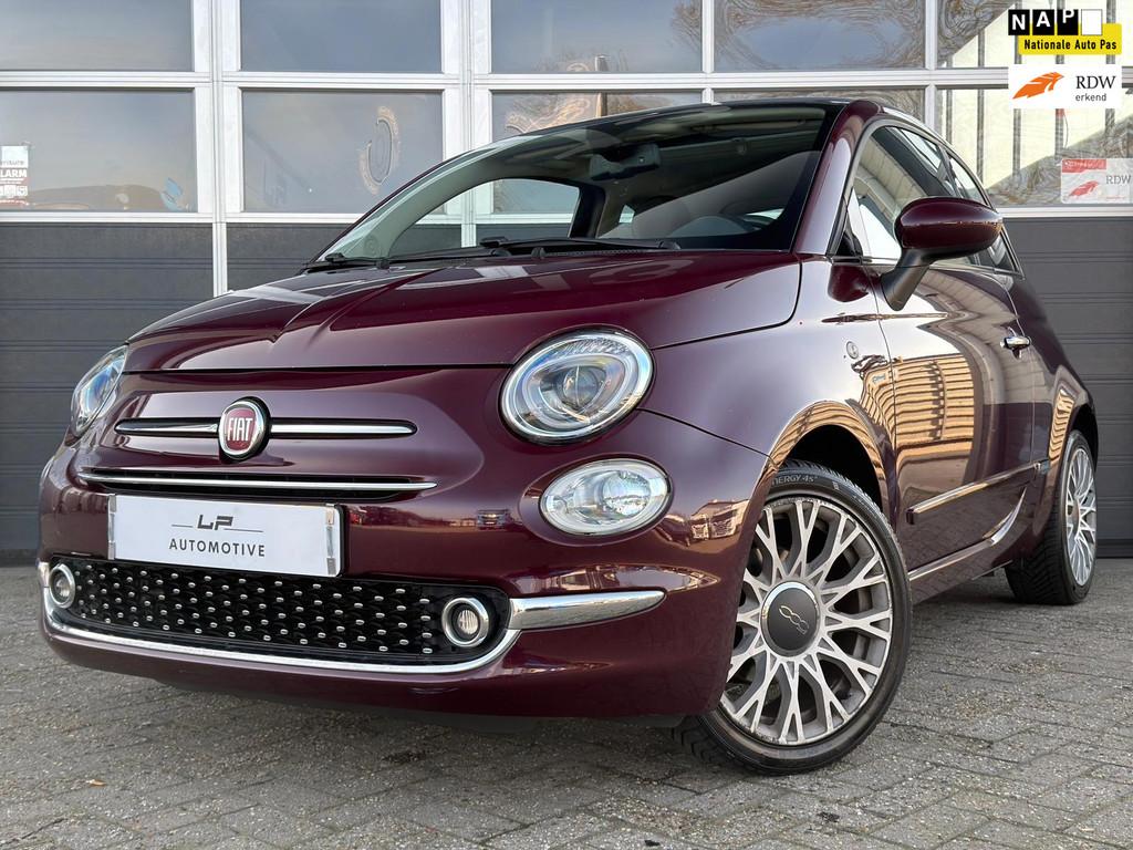 Fiat 500 0.9 TwinAir Turbo Lounge / NL-auto / Pano / Clima /, Voorwielaandrijving, Parkeersensor, Stof, Gebruikt