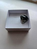 Zilvere Ring met Onyx Arabisch *nieuw*, Nieuw, Ophalen of Verzenden, Dame, Zilver