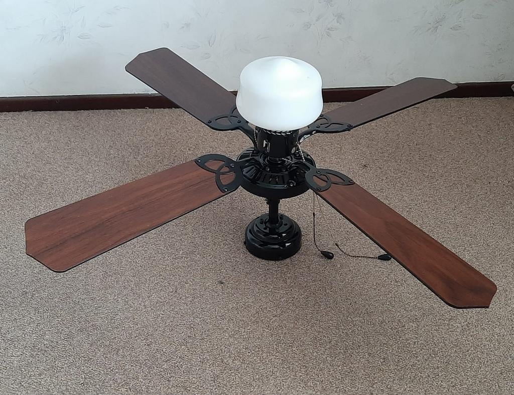 Plafondlamp met ventilator - Goede staat, Huis en Inrichting, Ophalen, Zo goed als nieuw, Klassiek