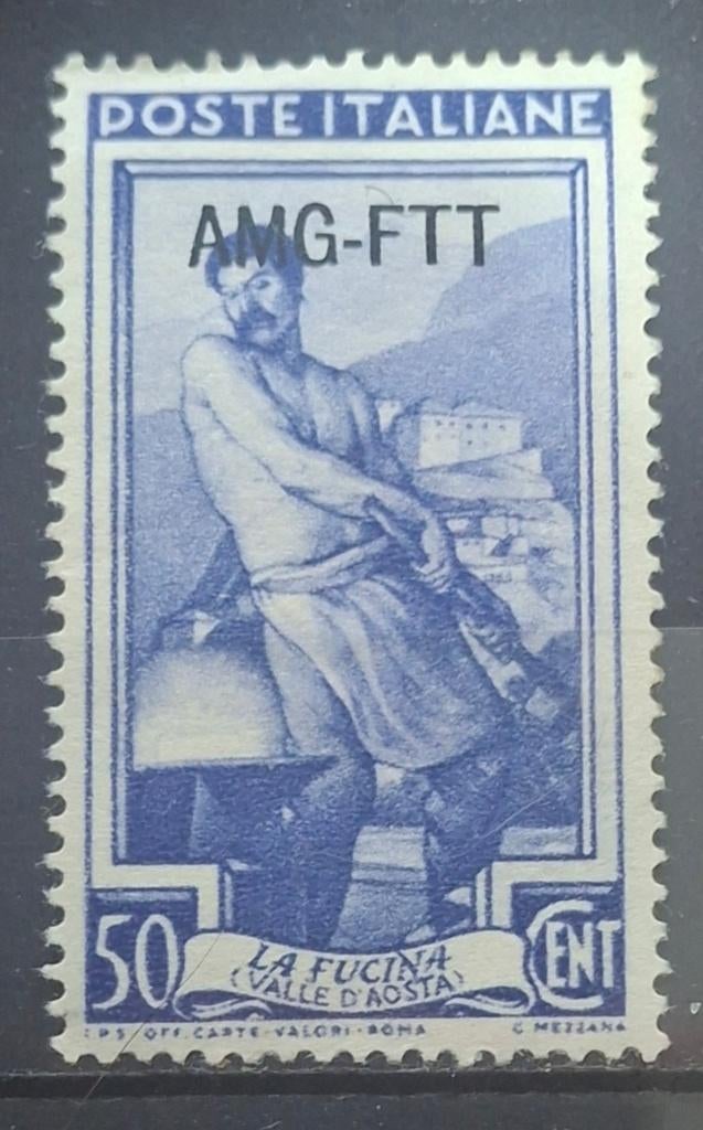 Italie Triest Postzegel Postfris (B1-P15), Ophalen of Verzenden, Postfris