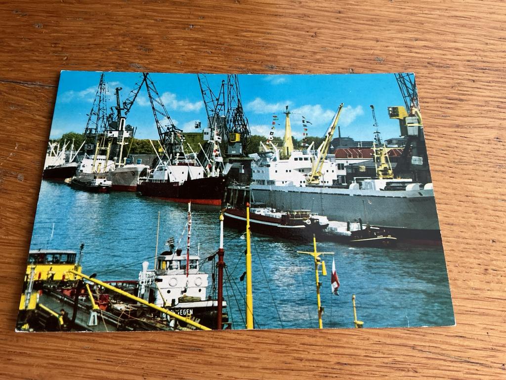 S553   Rotterdam haven binnenvaart, Verzamelen, Ansichtkaarten | Nederland, Ophalen of Verzenden, Zuid-Holland