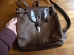 Bosboom design lederen rugtas uitstekende conditie!, Overige merken, Gebruikt, 25 tot 40 cm, Ophalen of Verzenden