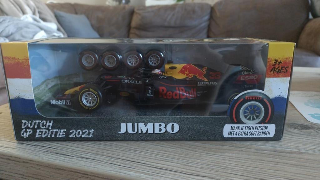 Jumbo Max Verstappen Red Bull F1 Auto Dutch GP Editie 2021, Ophalen of Verzenden
